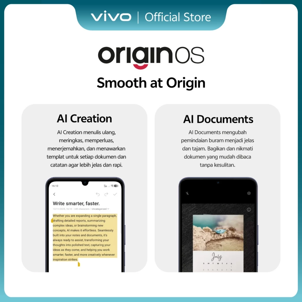 VIVO Y05e RAM 4GB / 64GB